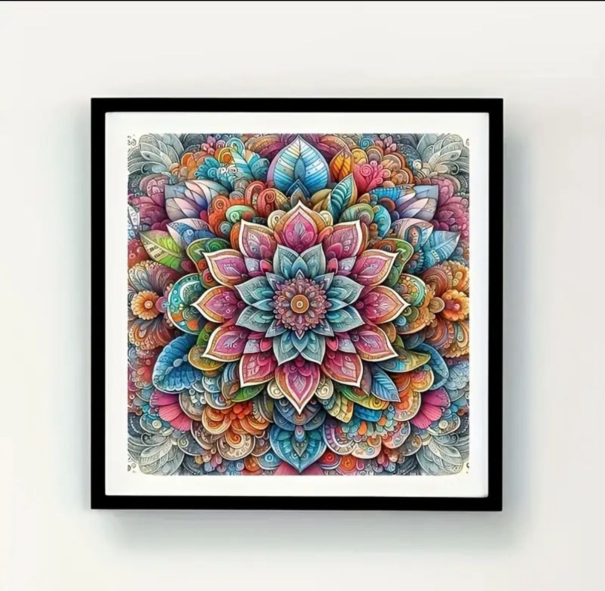نقاشی الماسی طرح ماندالا 20*20