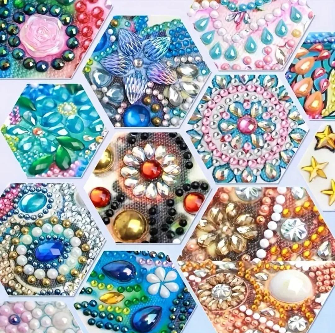 نقاشی جواهری طرح دختر دامن گلی سایز 30*30
