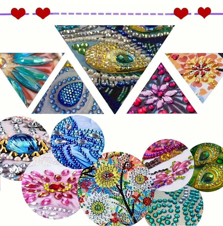 نقاشی جواهری طرح دختر آبی سایز 30*30