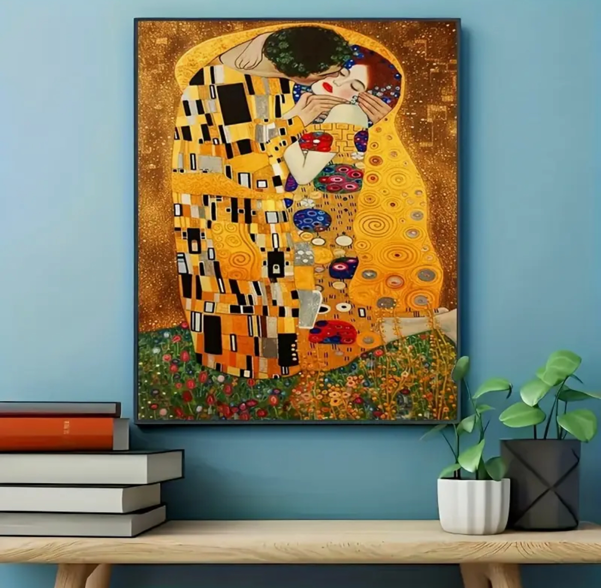 نقاشی با اعداد طرح بوسه سایز 50*40
