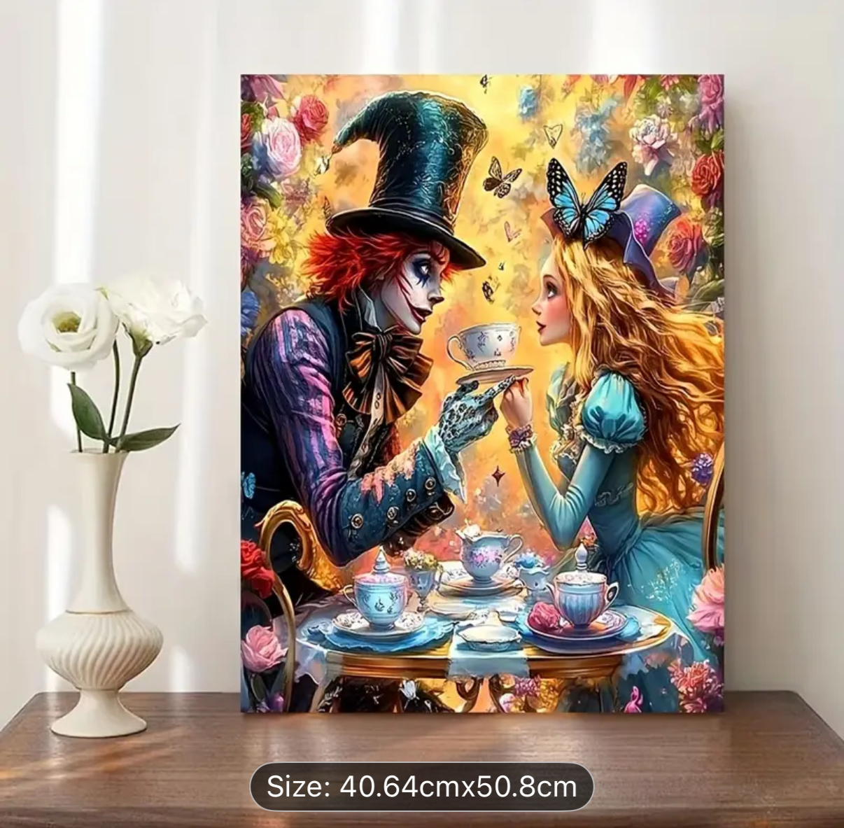نقاشی با اعداد طرح آلیس سایز 50*40