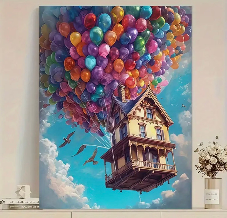 نقاشی با اعداد طرح آپ سایز 50*40