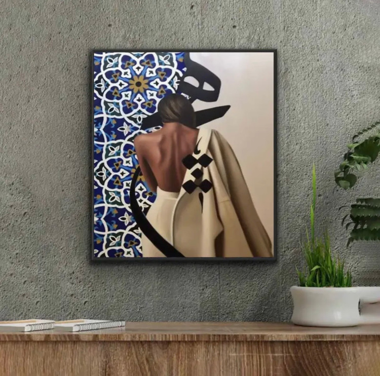 نقاشی الماسی طرح هیچ سایز 40*30