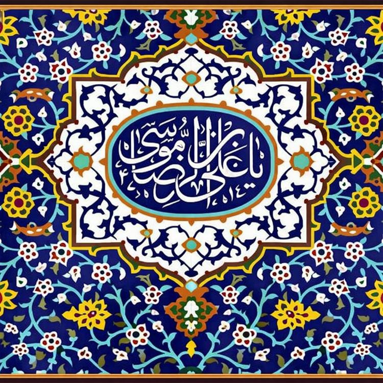 نقاشی الماسی طرح مذهبی سایز 25*20