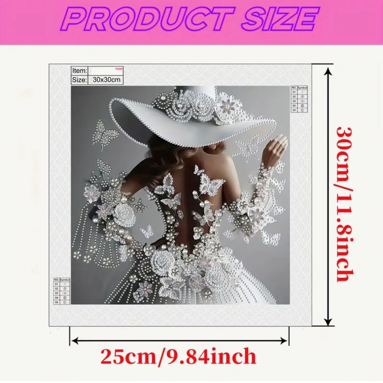 نقاشی الماسی طرح اشرافی سایز 30*30
