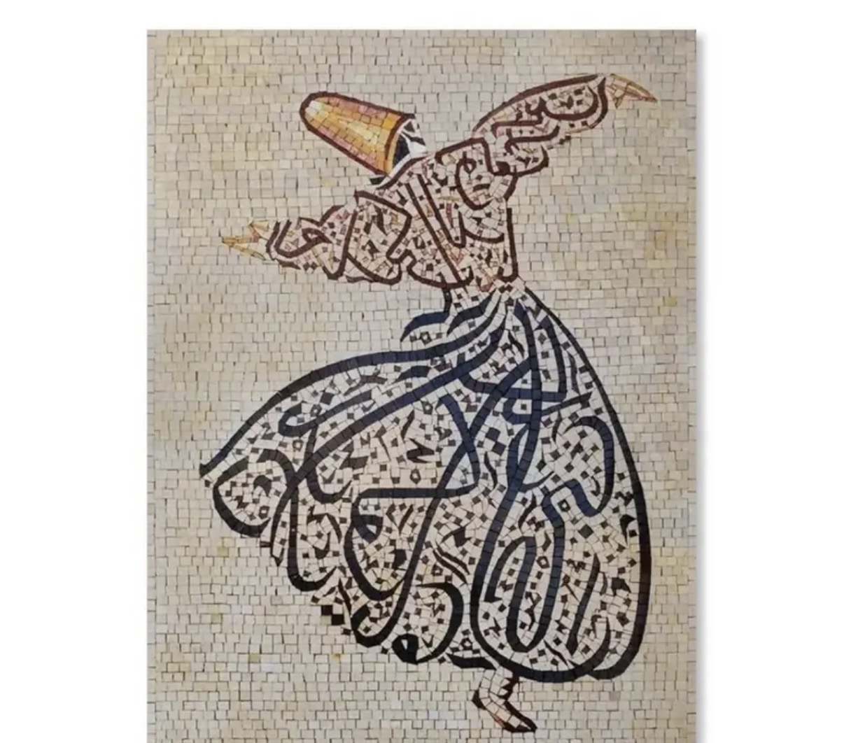 نقاشی الماسی طرح سماع سایز 25*20