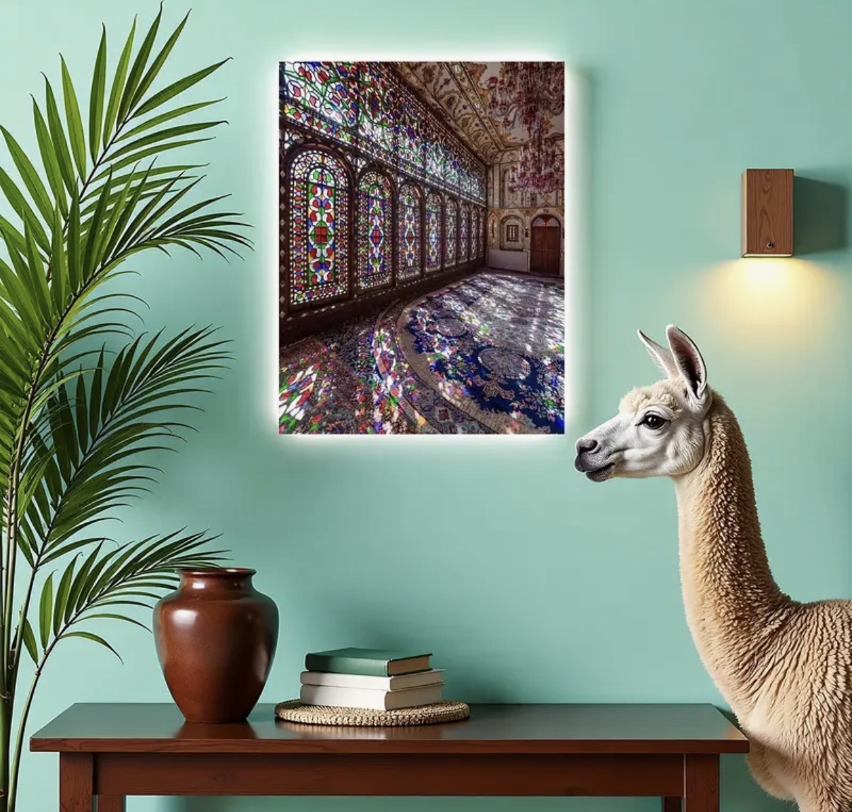 نقاشی با اعداد طرح تالار ایرانی سایز 50*40