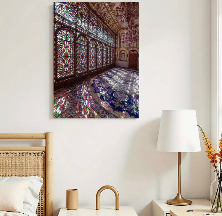 نقاشی با اعداد طرح تالار ایرانی سایز 50*40