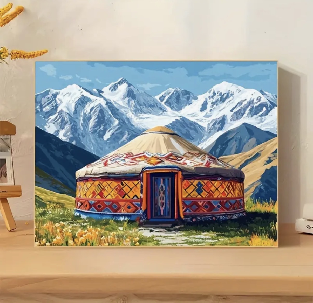 نقاشی با اعداد طرح چادر عشایری سایز 50*40