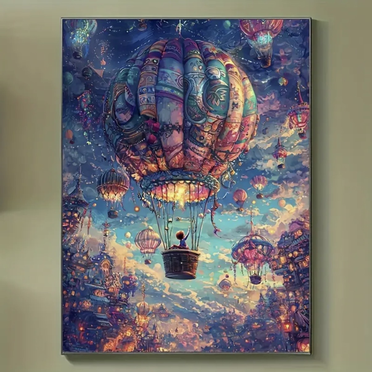 نقاشی الماسی طرح سفر سایز 40*30