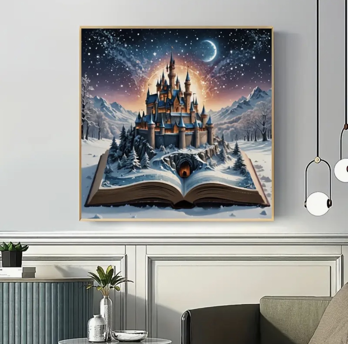 نقاشی الماسی طرح افسانه سایز 30*30