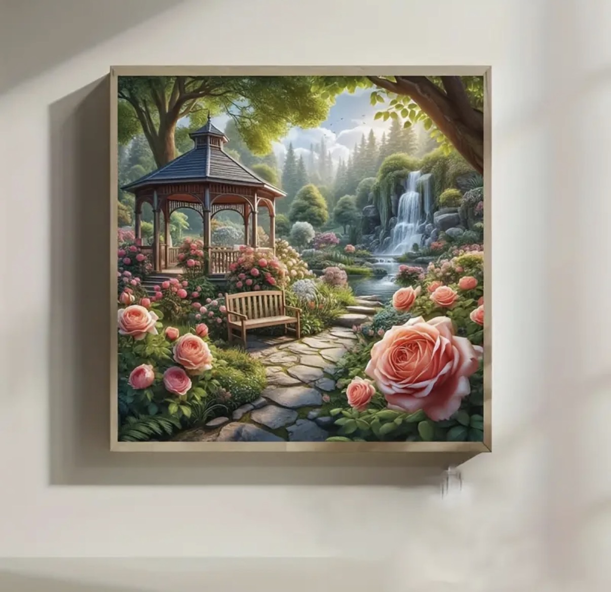نقاشی الماسی طرح باغ رویایی سایز 30*30