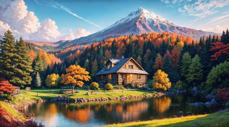 نقاشی الماسی با الماس مربع طرح بکر سایز 90*50