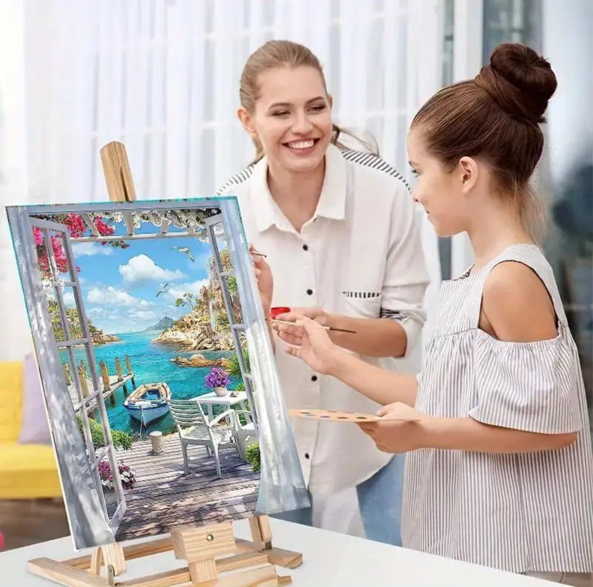 نقاشی با اعداد طرح ایوون سایز ۵۰*۴۰