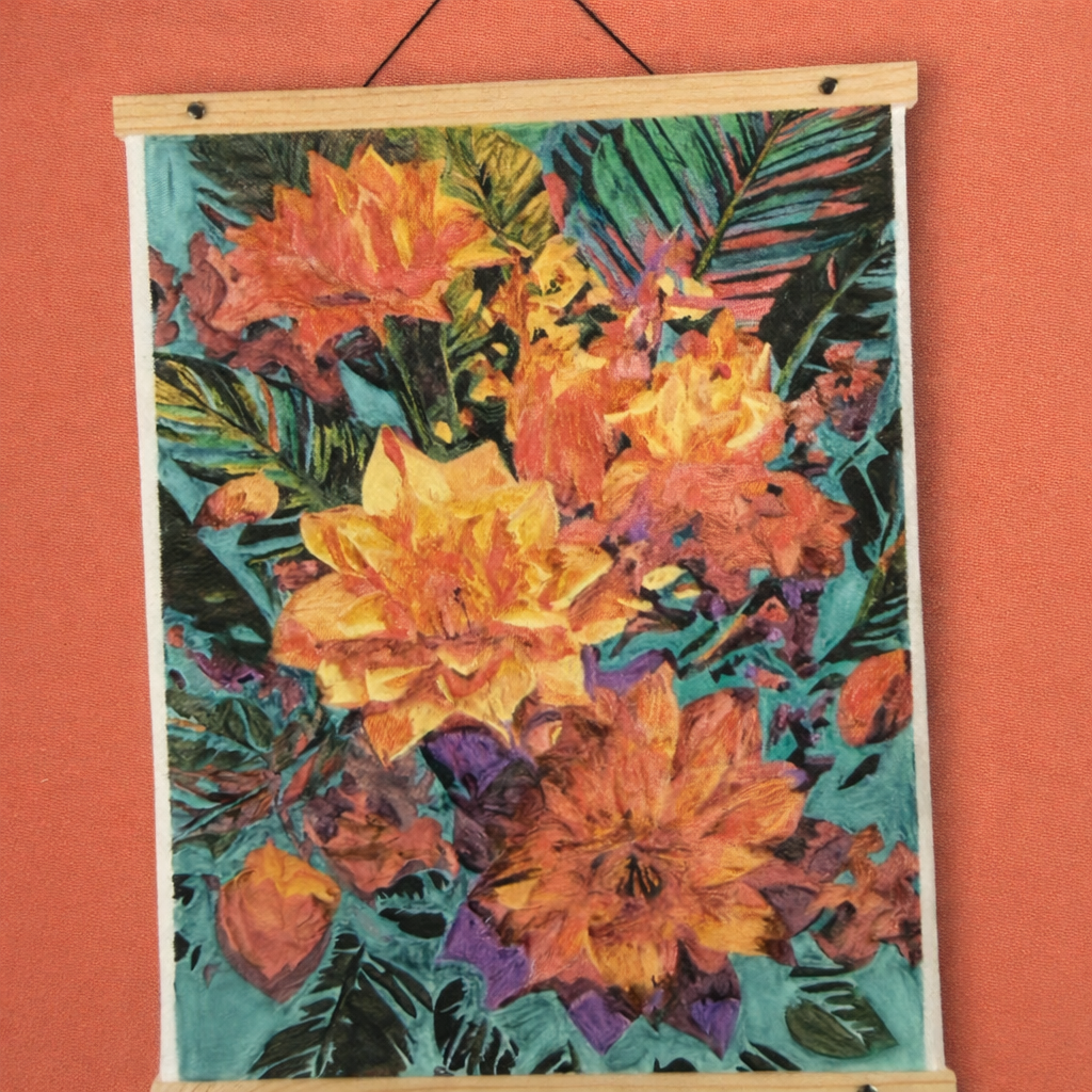 نقاشی با اعداد با فریم چوبی سایز 50*40
