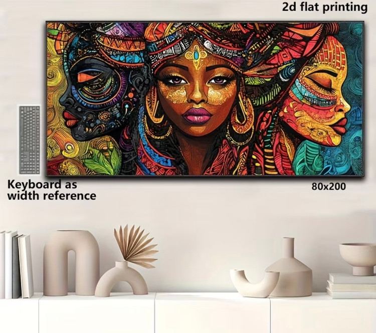 نقاشی الماسی طرح آفریقا سایز 50*140