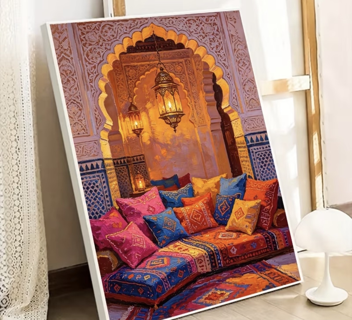 نقاشی با اعداد طرح مراکشی سایز 50*40
