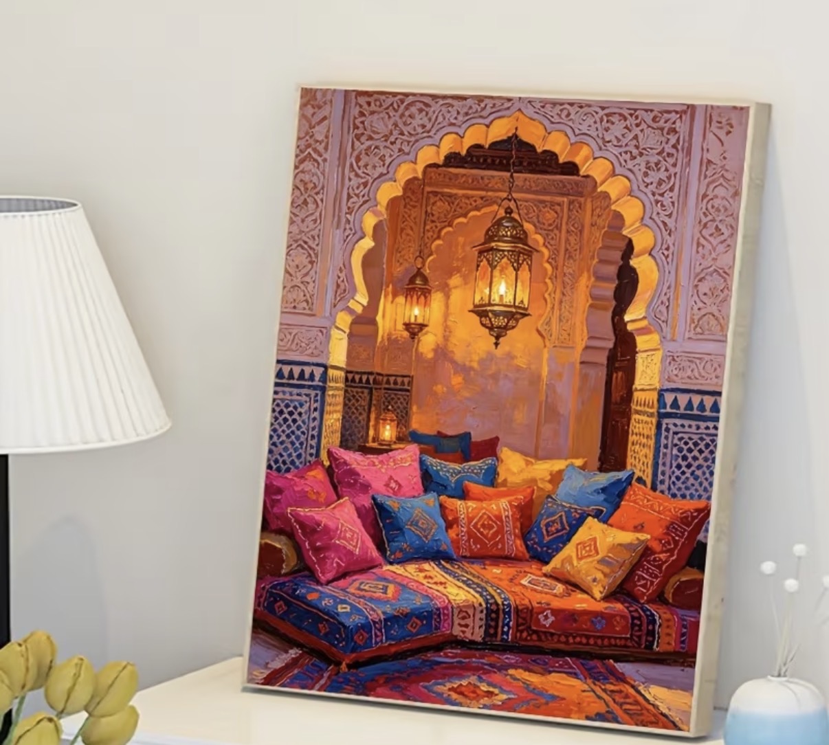 نقاشی با اعداد طرح مراکشی سایز 50*40