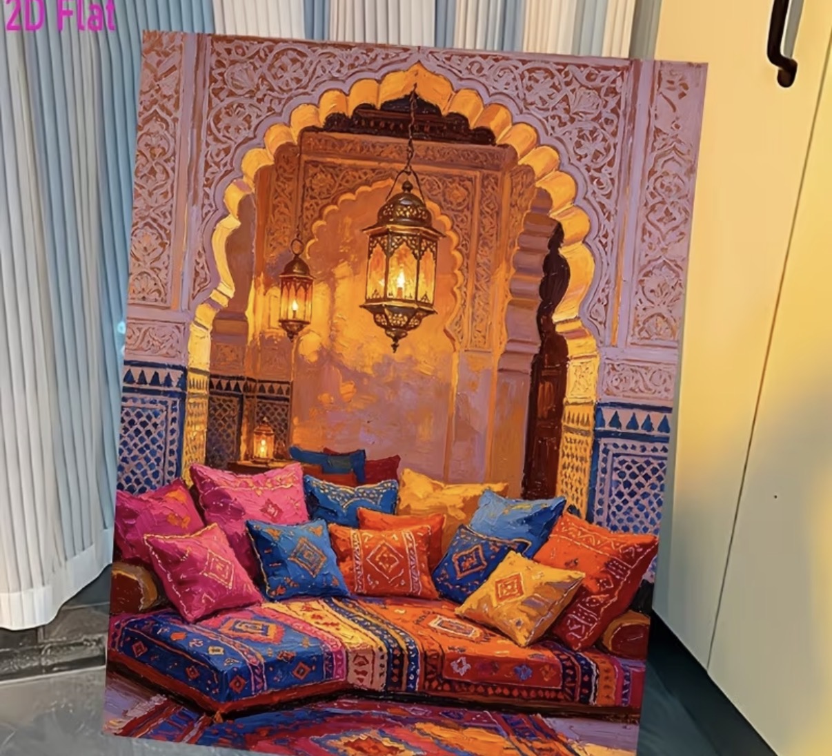 نقاشی با اعداد طرح مراکشی سایز 50*40