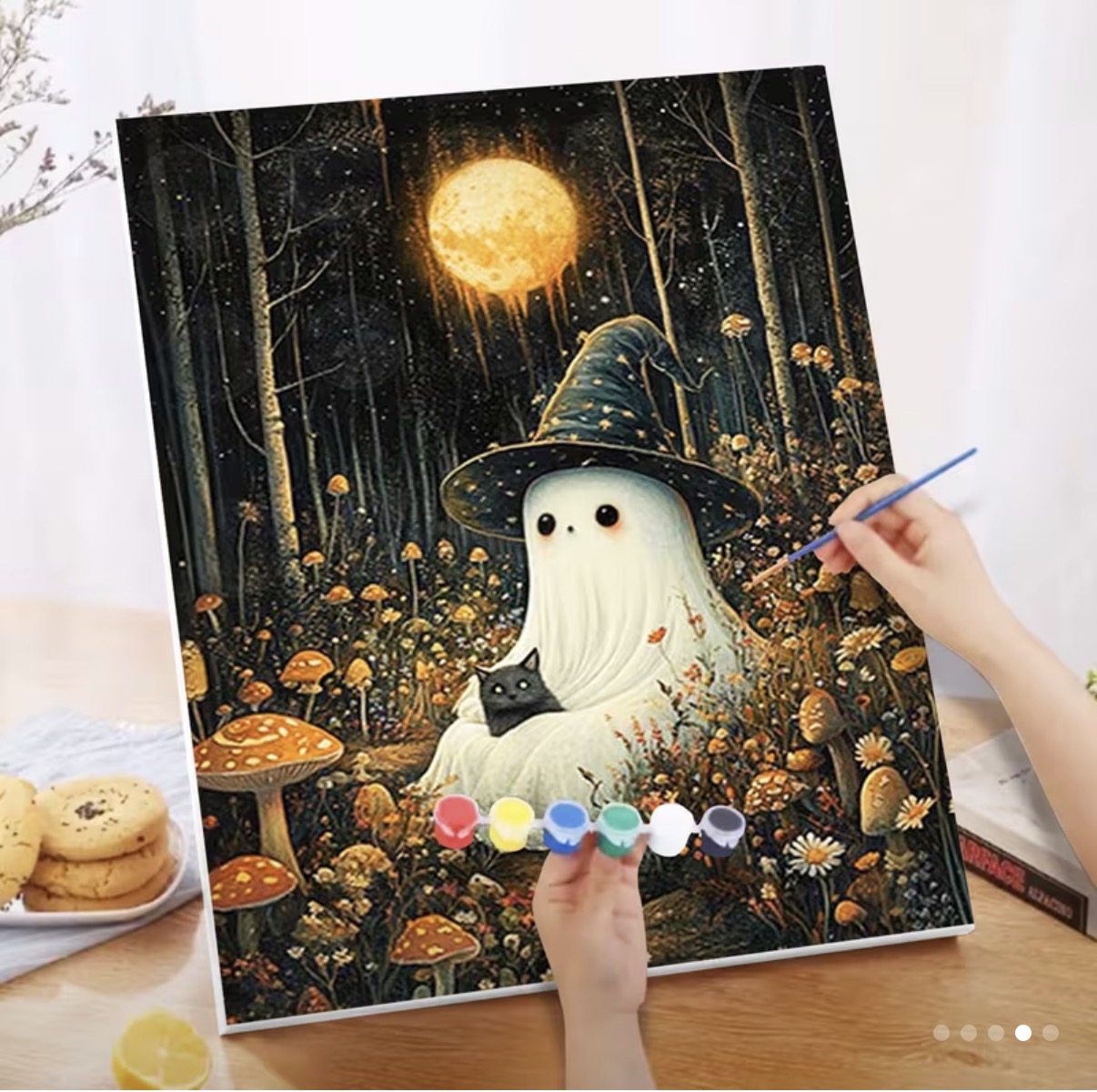 نقاشی با اعداد طرح روحی سایز 50*40