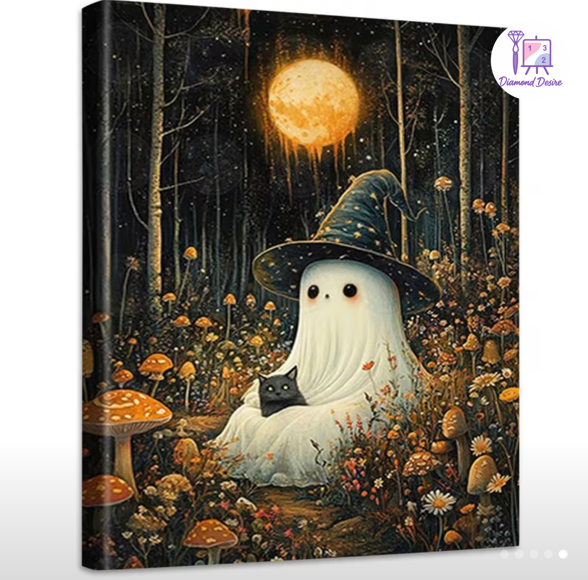 نقاشی با اعداد طرح روحی سایز 50*40